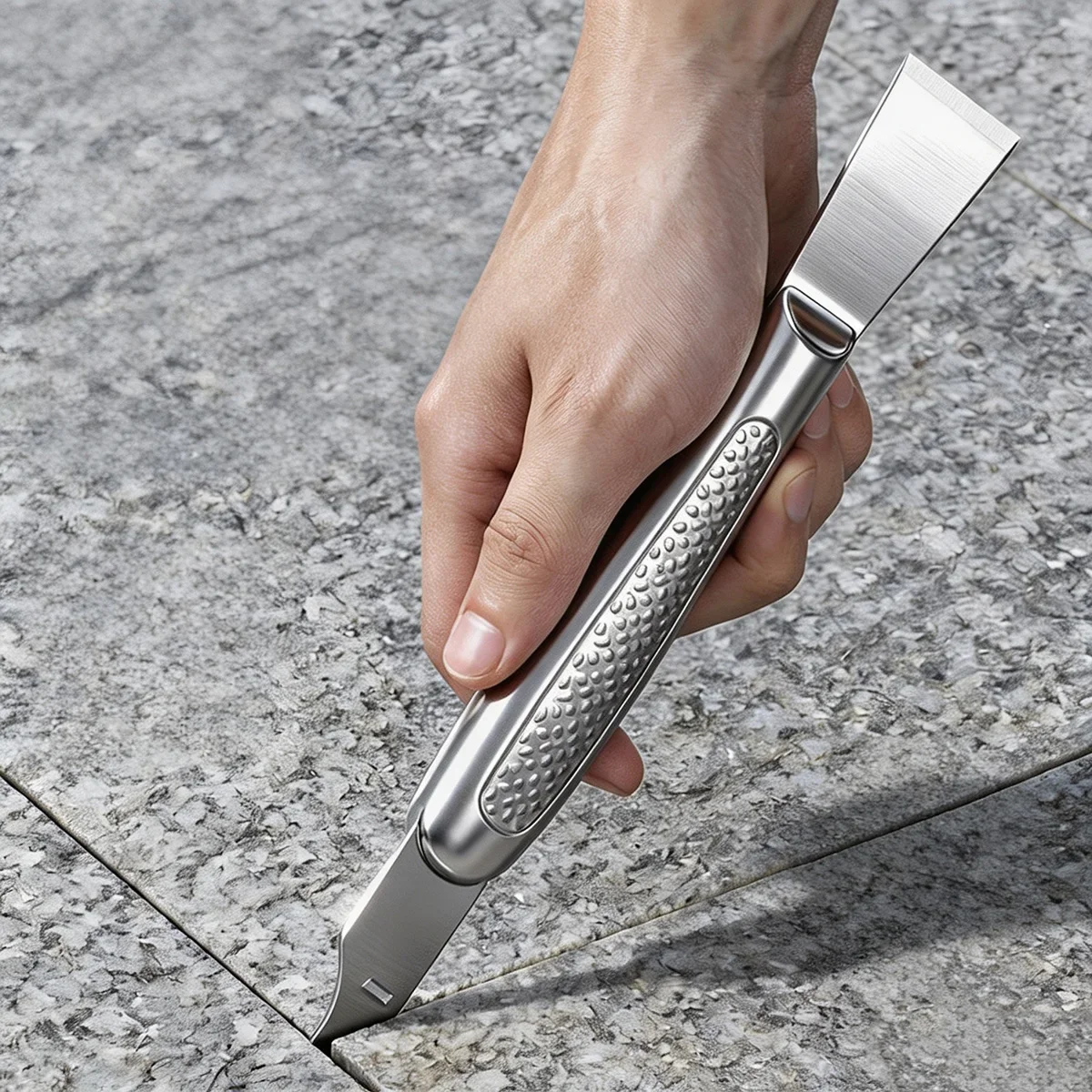 Professional Tile Gap Repair Hook Knife Stainless Steel Ceramic Tile Gap Cleaner Scraper Floor Nail Pullers Motorcycle Hand Tool