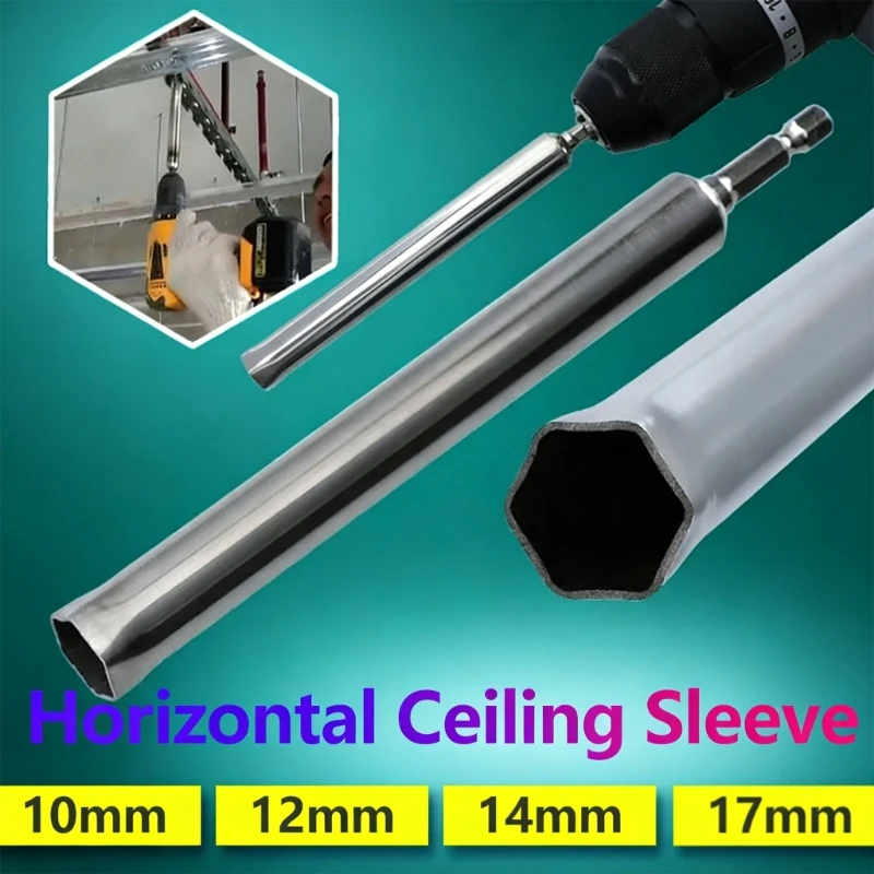 Y6GD Ergonomic Handle Hollow Socket Driver Tool for Suspended Ceiling Projects Precise AntiCorrosion Steel Easy to Use