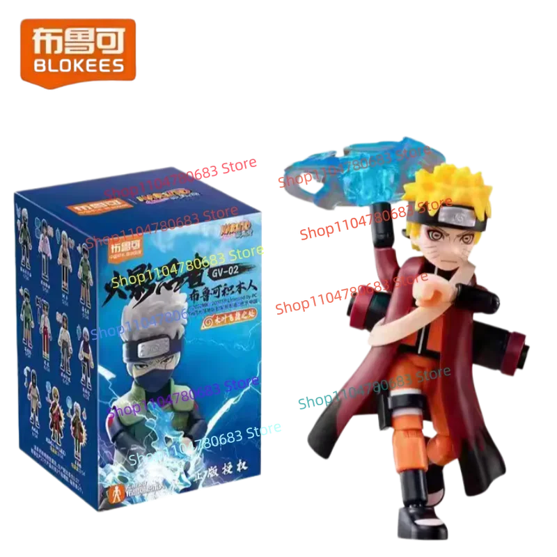 BLOKEES Building Block Man NARUTO 2nd Uzumaki Naruto Jiraiya Assembly Model Toy Children's Gifts Desktop Decoration