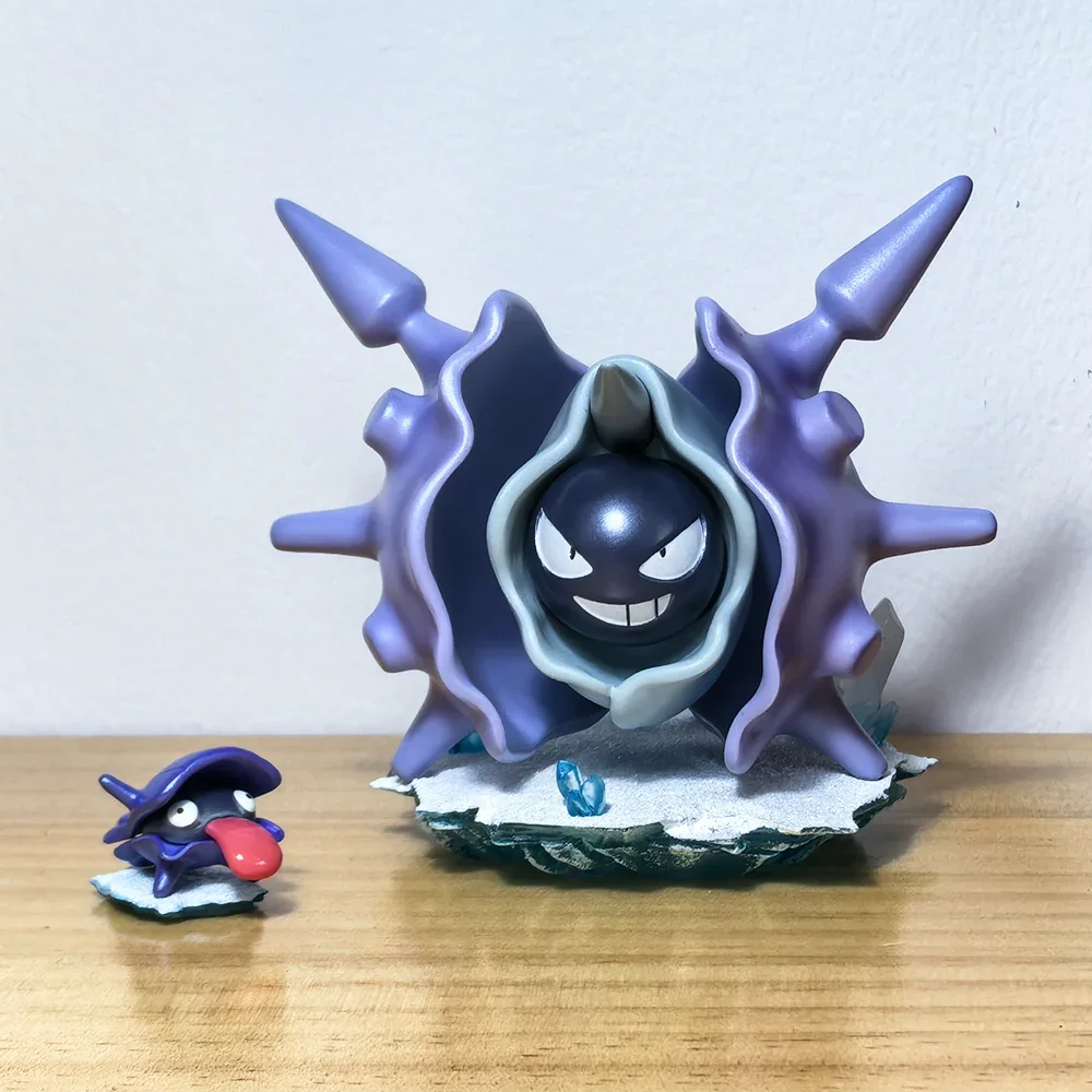 Pokemon Anime Figures #91 Cloyster #90 Shellder Action Figures Pokemon Cartoon Figurine Ornaments Toy Desk Decor Birthday Gift