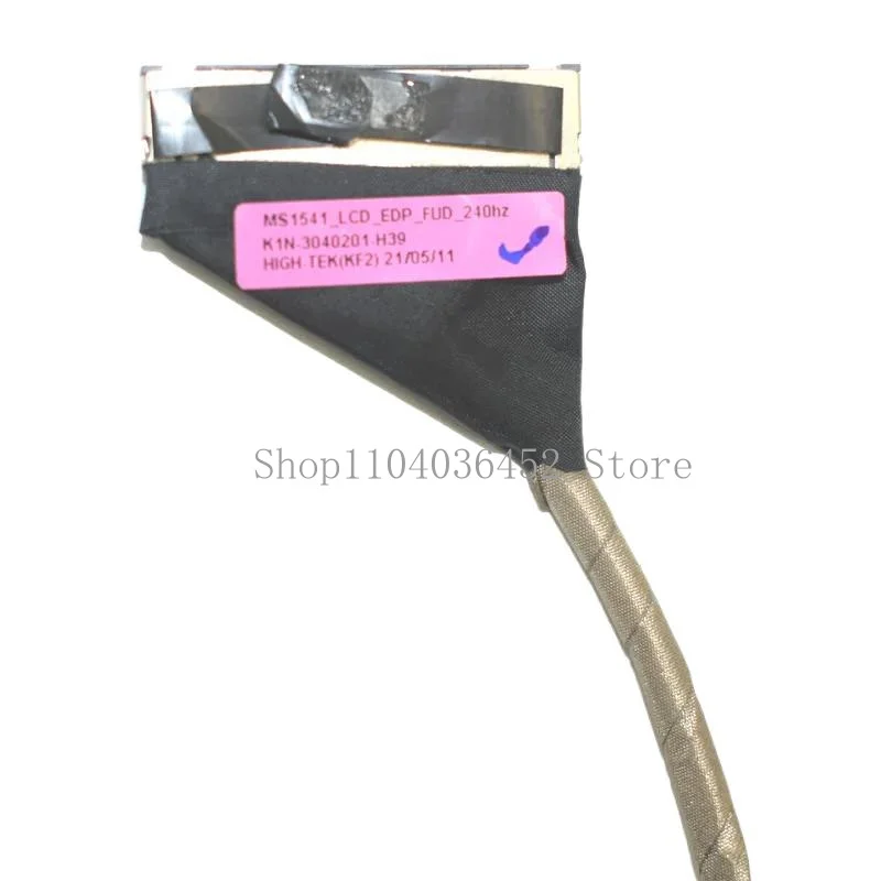 Imagem -05 - Cabo de Tela Lcd para Msi Ge66 Ms1541 40pin 240hz Lvds K1n3040201-h39 Novo