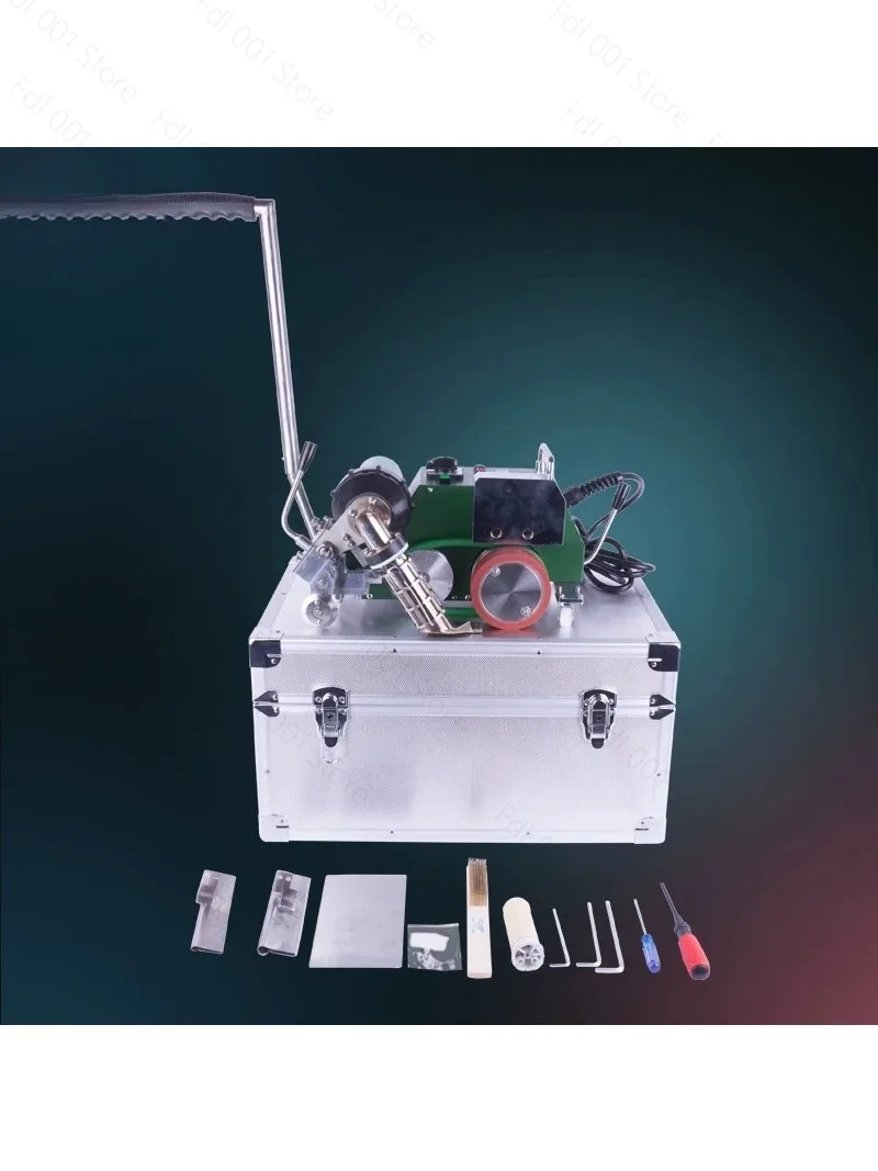 PVC tarpaulin knife scraper heat sealing machine rope advertising inkjet cloth hot melt splicing fast door welding machine