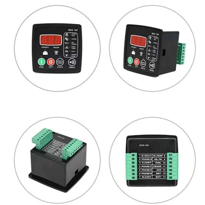 LICE-1 Piece Generator Engine Controller Auto Start Stop Engine Controller Module Panel For Gasoline Engine Generator DKG105