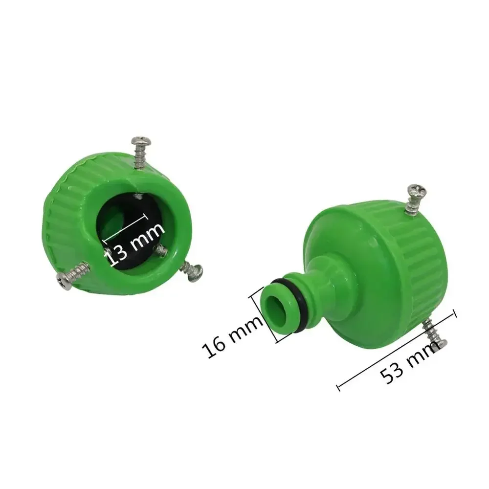 1Pcs Universal Water Faucet Adapter with Fastening Bolt Garden Watering 16-22mm Tap Pipe Snap Connector Irrigation Tube Fitting