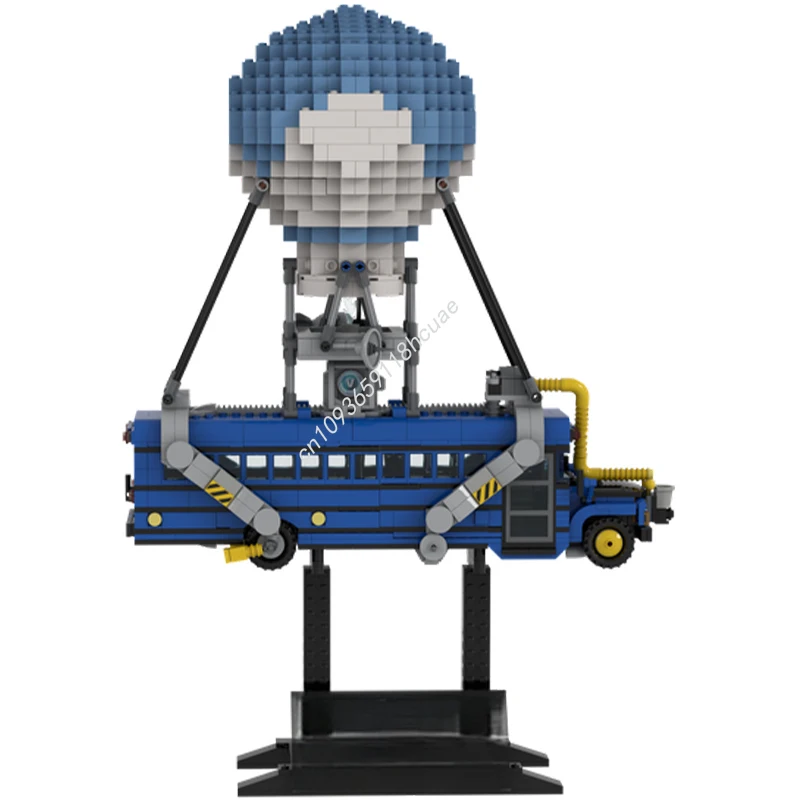 

1666pcs MOC Fortnitess's The Battle bus Building Blocks Christmas Gift Inspiring Creative Architecture Project Kit for Design