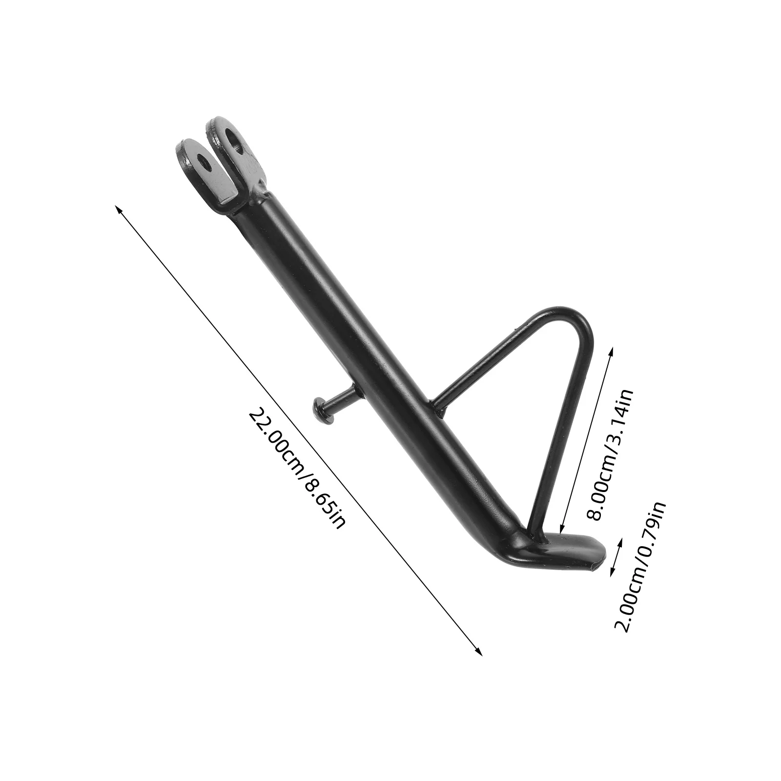 1 مجموعة دراجة نارية مسنده دائم حامل جانبي معدني لوقوف السيارات على الطرق الوعرة على العشب الحصى الرمال استبدال ل سكوتر كهربائي