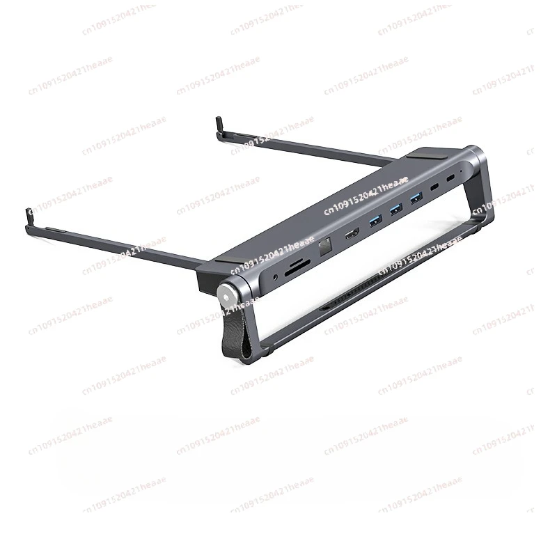 Suitable for portable aluminum alloy height increasing heat dissipation laptop folding stand