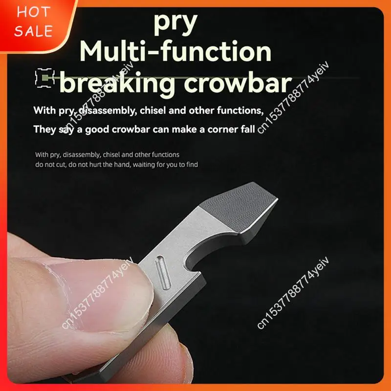 Mini palanca multifuncional, abridor de botellas, llave Hexagonal, herramienta multifuncional portátil para exteriores, equipo de Camping A62X