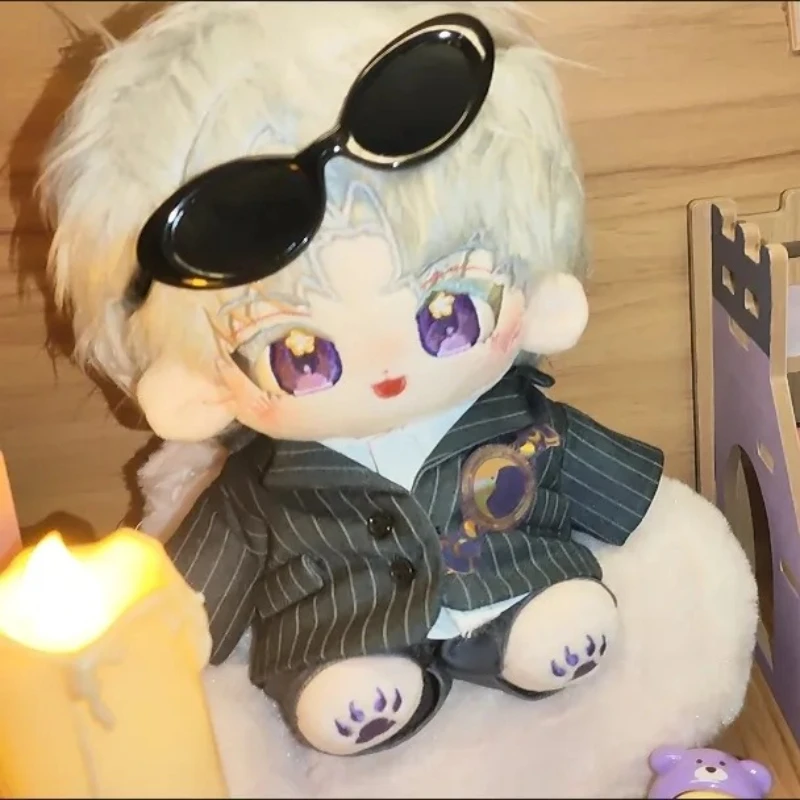 

20 см игра Свет и Ночь Чарли Каваи Косплей Мягкая хлопковая кукла Тело Мультфильм Аниме Одеваются Игрушечные фигурки Коллекция фанатов Подарки