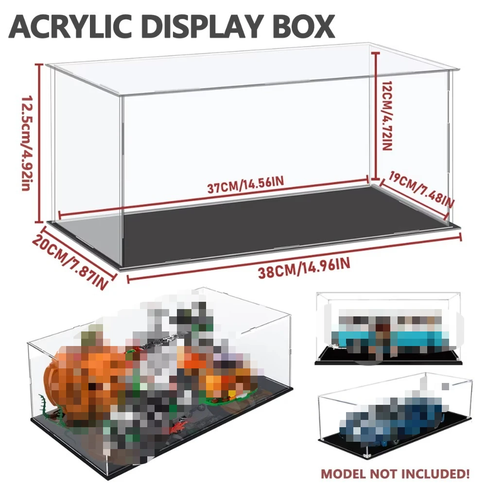 1:14 Scale Transparent Acrylic Display Box, Suitable for Protecting and Displaying Toy Cars, Model Building Blocks.