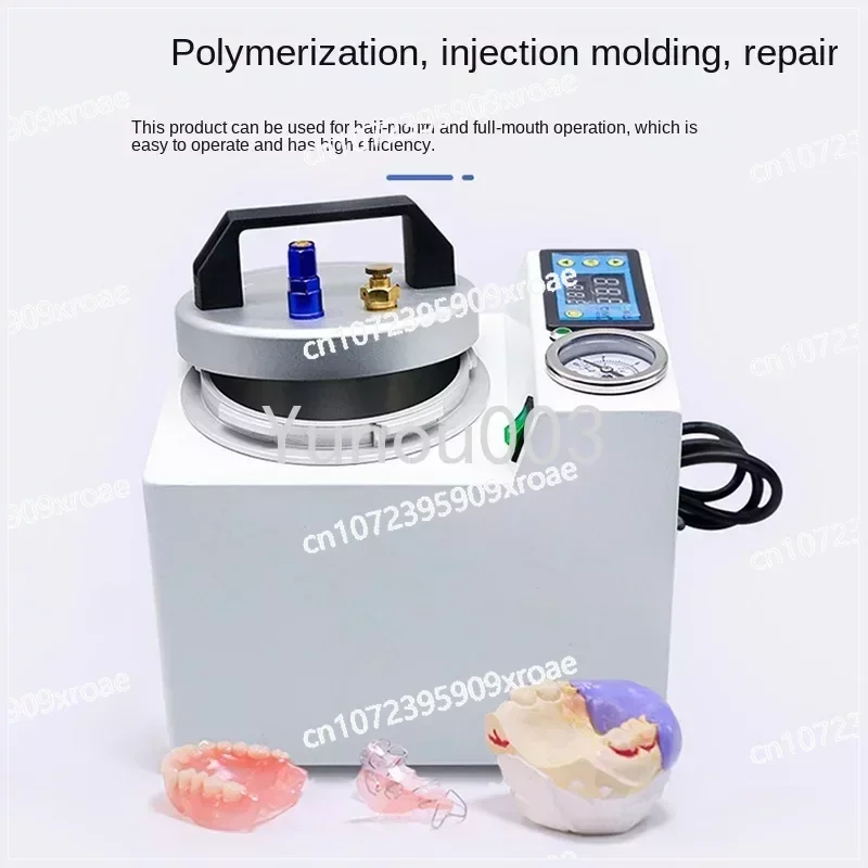 FOR Dental Lab Automatic Polymerizer Portable Curing Pressure Pot Polymerizing Digital Display  Adsorption Silicone Rubber