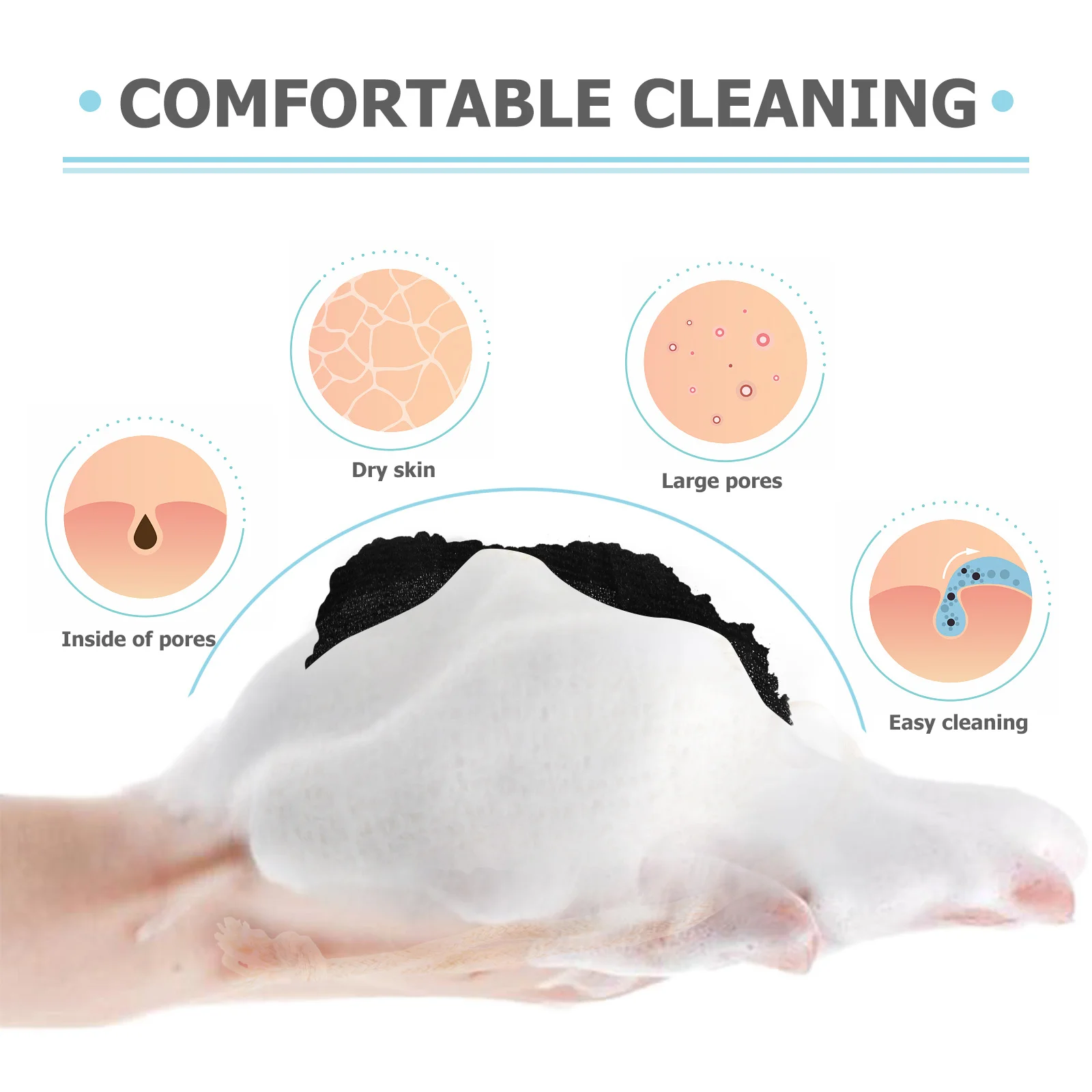 

20pcs Soap Foaming Pouches Bathroom Cleaning Tools Rich Lather Aroma Release Drawstring Design Bubbles Making Net Container