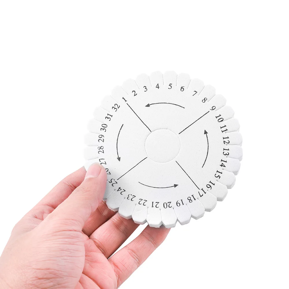 2PCS Round Square Disc Knitting Machine Weaving Rope Bracelet String Hand Rope Necklace Weaving Tool Practical DIY Jewelry Tool