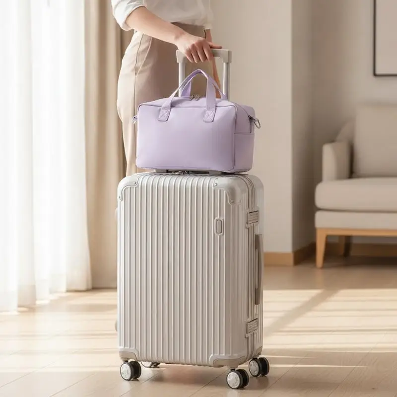 5 Tier Foldable Hanging Travel Storage Bag Multi‑Layer Clothes Organizer, Travel Luggage Sorting Storage Bag for Trip Business