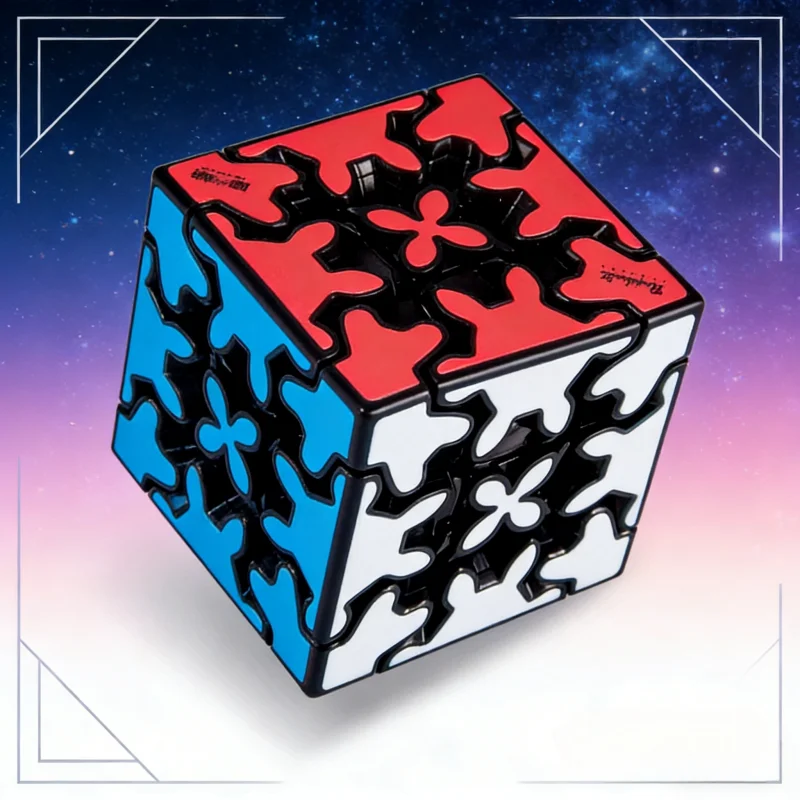Qiyi Magic Cube 3x3 Transparent Gear Third-Order SMD  Smooth Speed Cubes Educational Toy for Children Kids Gift Toy