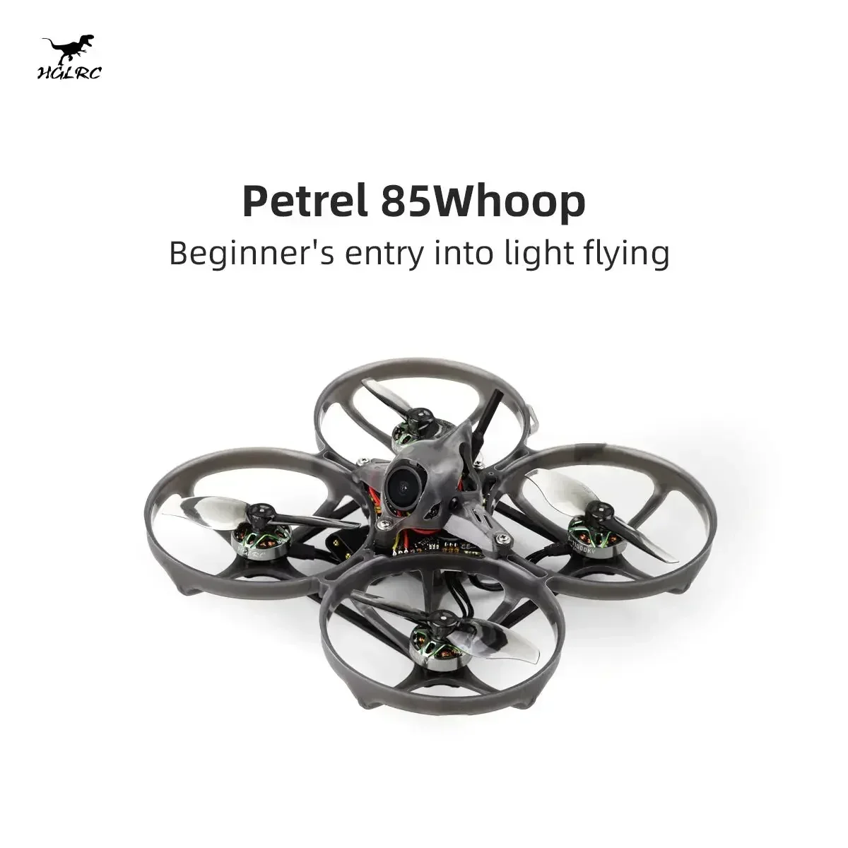 

HGLRC Petrel 85Whoop 85mm Brushless Tinywhoop - SPECTER 10A AIO SPECTER 1202.5 11000KV 2S LIPO