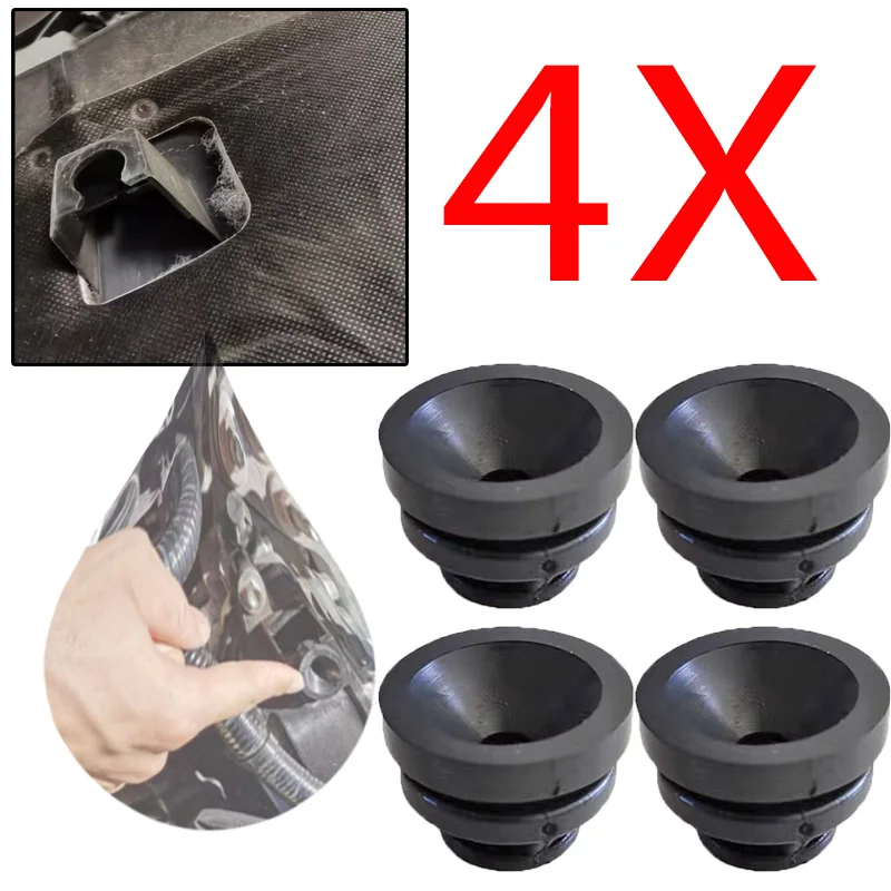 4X Rubber Mounting For Car Engine Hood For Mazda3 2012 2013 2014 2015 2016 2017 2018 2019 2020 2021