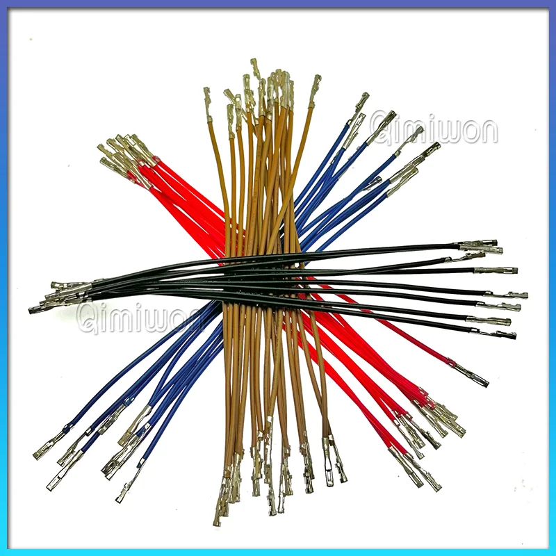 20/10pcs Dupont 2.54mm Terminal Connecting Line Cable Double Single Head Electronic Wire 10cm/20cm/30cm/50cm 26AWG