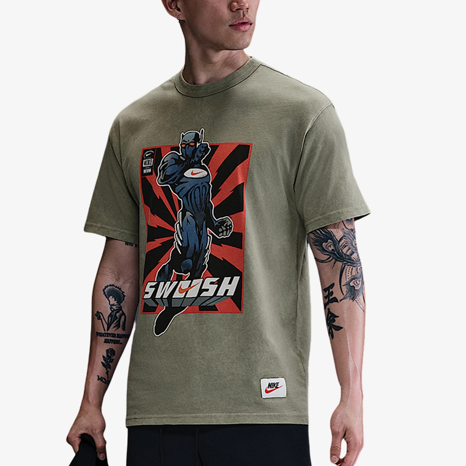 

Nike genuine 2025 Summer Men's Pattern Training Knit T-shirt HJ3673-320