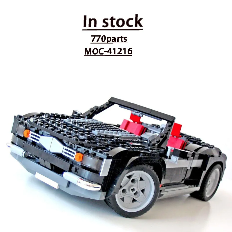 

MOC-41216 New Urban Sports Supercar Building Block Model 770 Parts MOC Boys' Children's Birthday Building Block Toy Gift