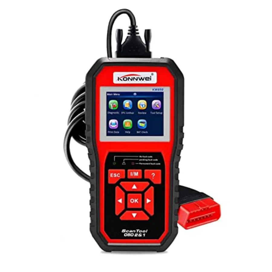

Universal OBD2 Scanner for All OBD II Protocol Vehicles Since 1996: Advanced Automotive Code Reader with Comprehensive Engine a
