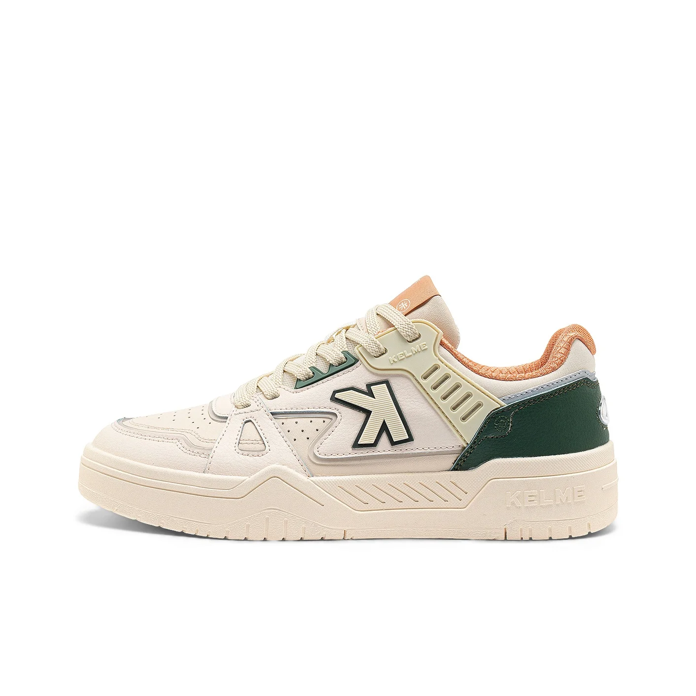 KELME Coverage Low top Skateboard Shoes Women's White Green 6315XX2196