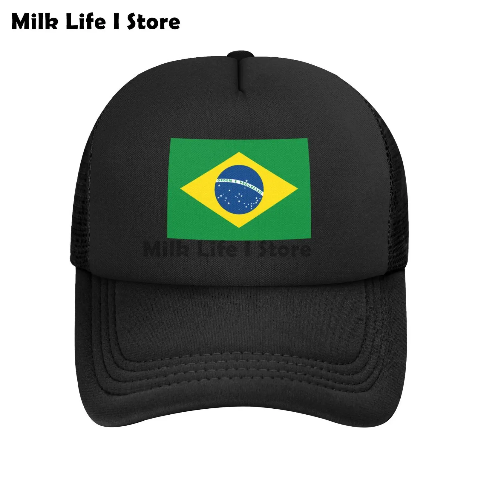 Brazil Flag Denim Baseball Cap Brazilian Tennis Trucker Hat Summer Casual Male Cool Casual Baseball Caps