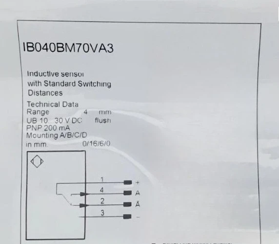 

Brand New Original IB040BM70VA3 IB040BM60VB3 IB040BM37VB IB040BM37VB-P24 IM020BM45VD6 proximity switch Fast Transport