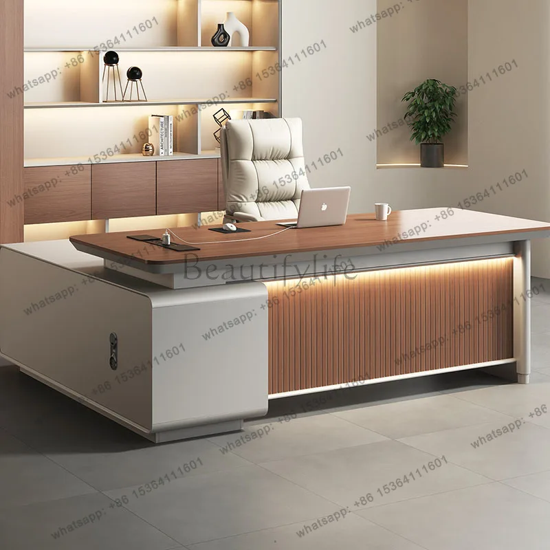 FG Craft Luxury Office Desk Executive Designer Study Mid Century Improvement Office Desk Single Designer Tavolino Salon Furnitur