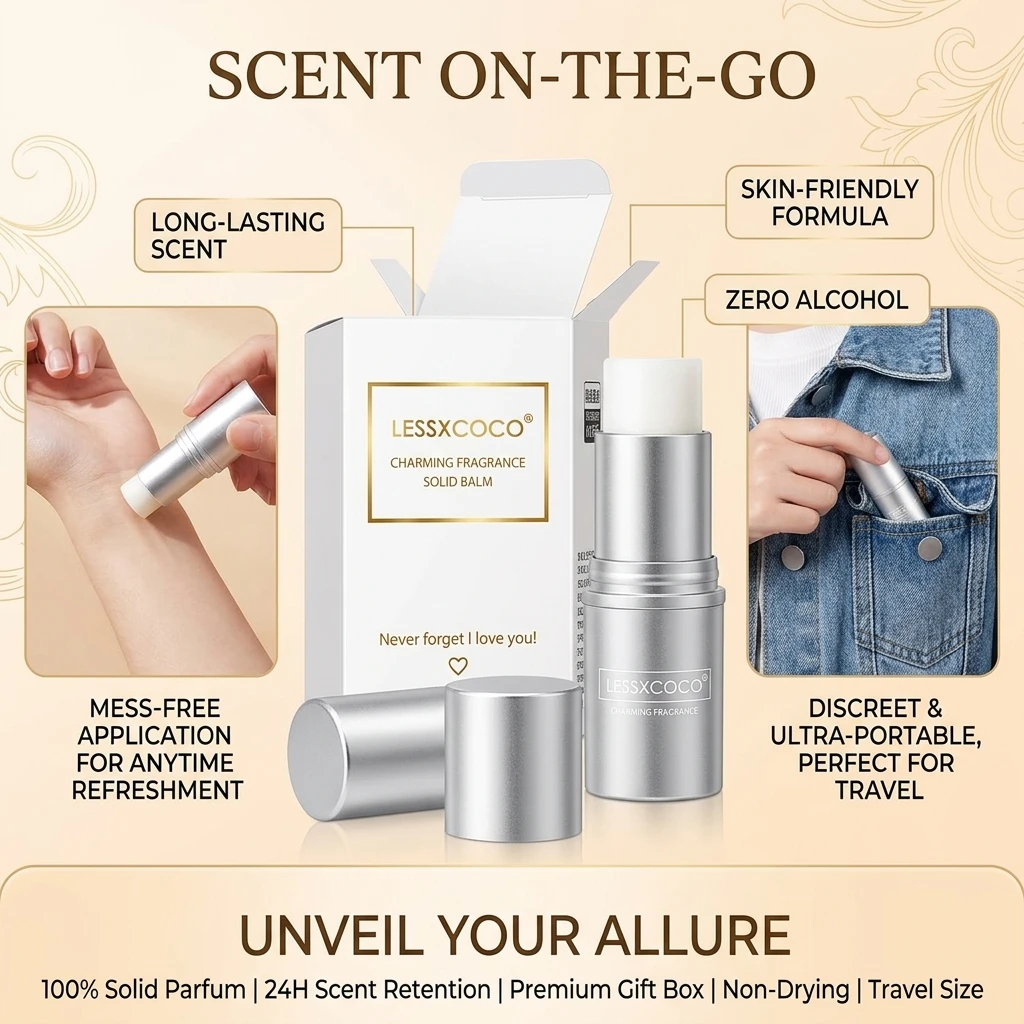 Romantic Fresh Solid Fragrance Cream Portable Light Lasting Perfume for Students Girls