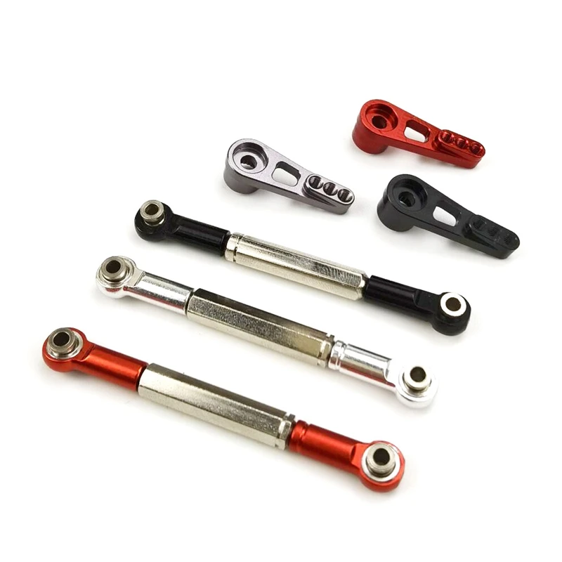 FBIL-For MN86S MN86 MN86KS MN86K MN G500 Upgrade Parts Metal Steering Pull Rod Servo Link Rod 1/12 RC Car Accessories