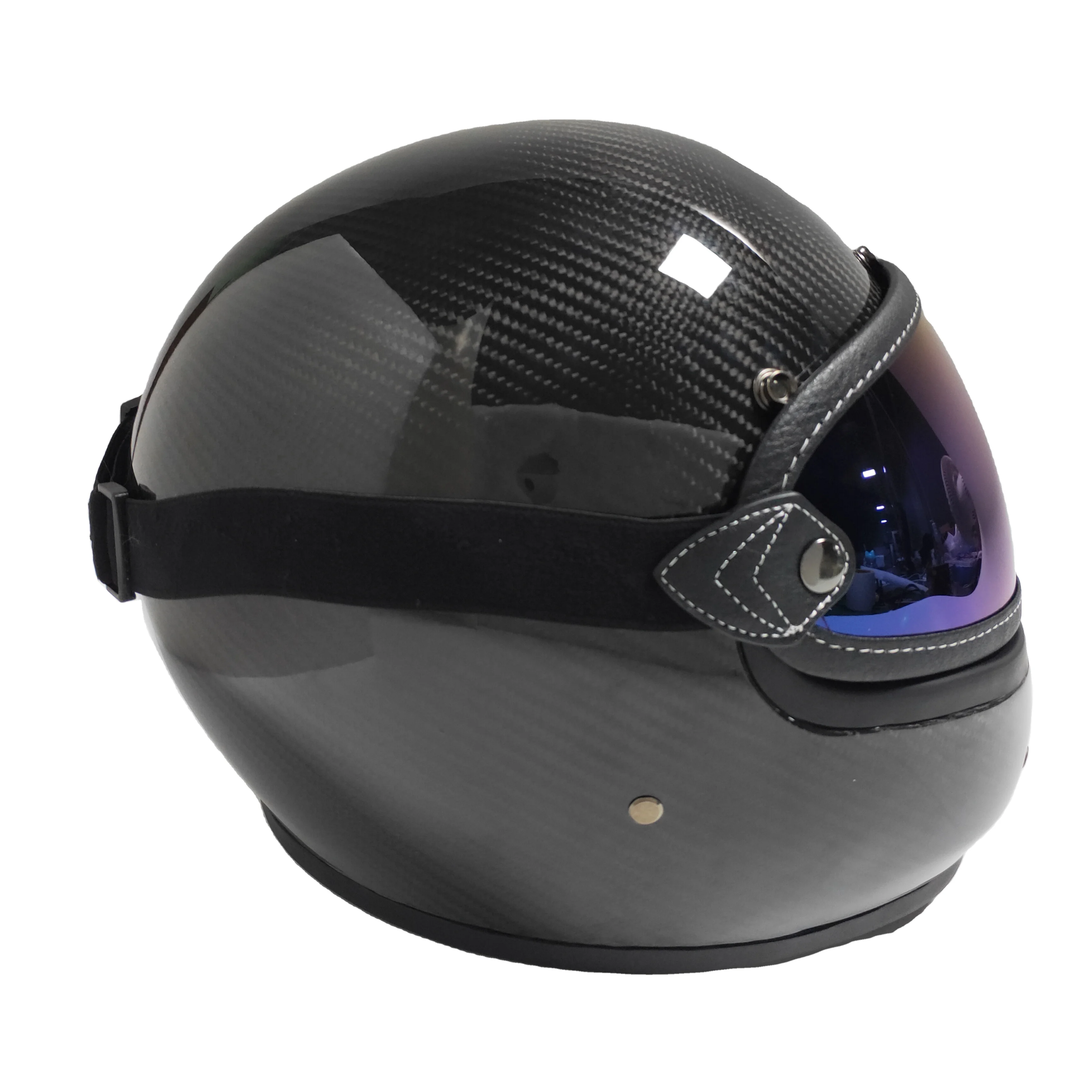 Full Face Carbon Fiber Motorcycle Helmet for  riding safety