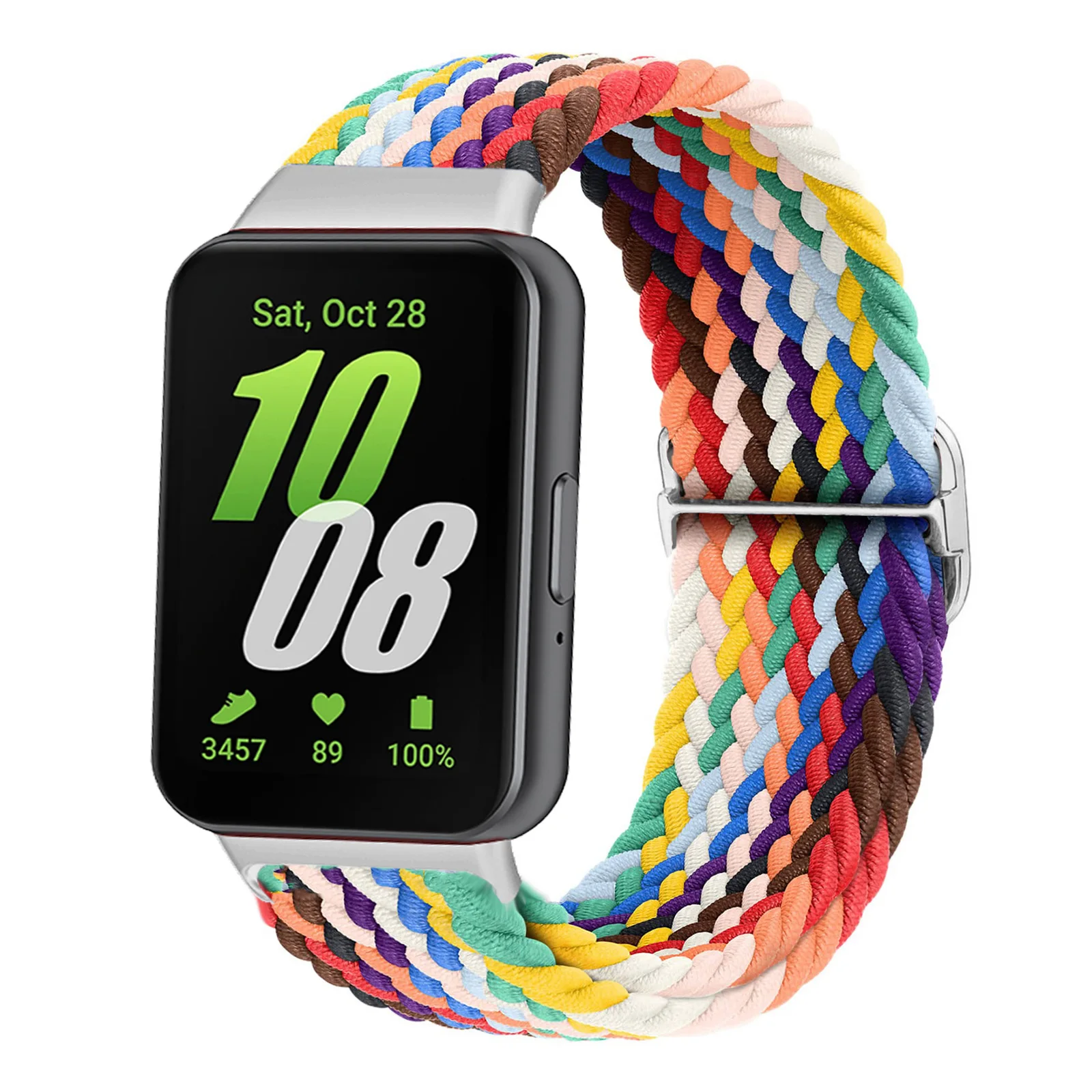

Плетеный ремешок для Samsung Galaxy Fit 3 Аксессуары 2024 новый регулируемый спортивный нейлоновый сменный Браслет correa galaxy fit3 band