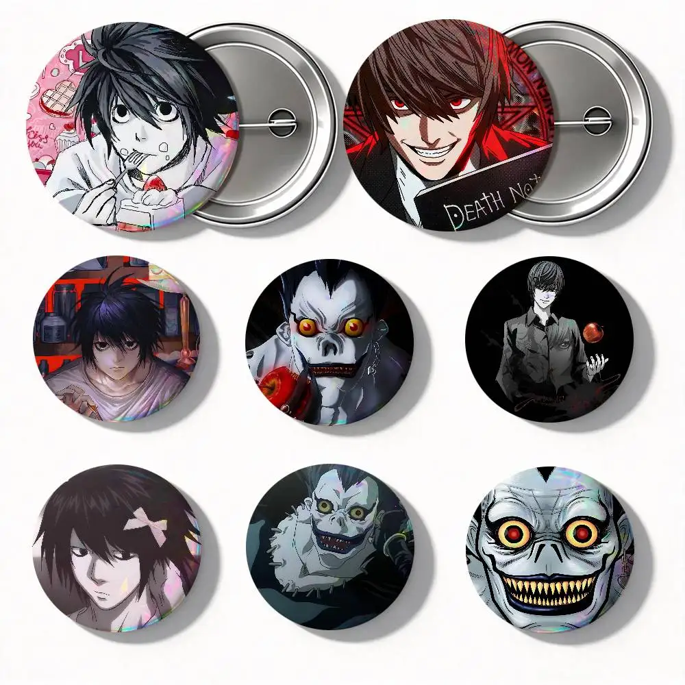 Anime DEATH NOTE Round Badges Can Be Used To Decorate Clothes And Backpack Pins