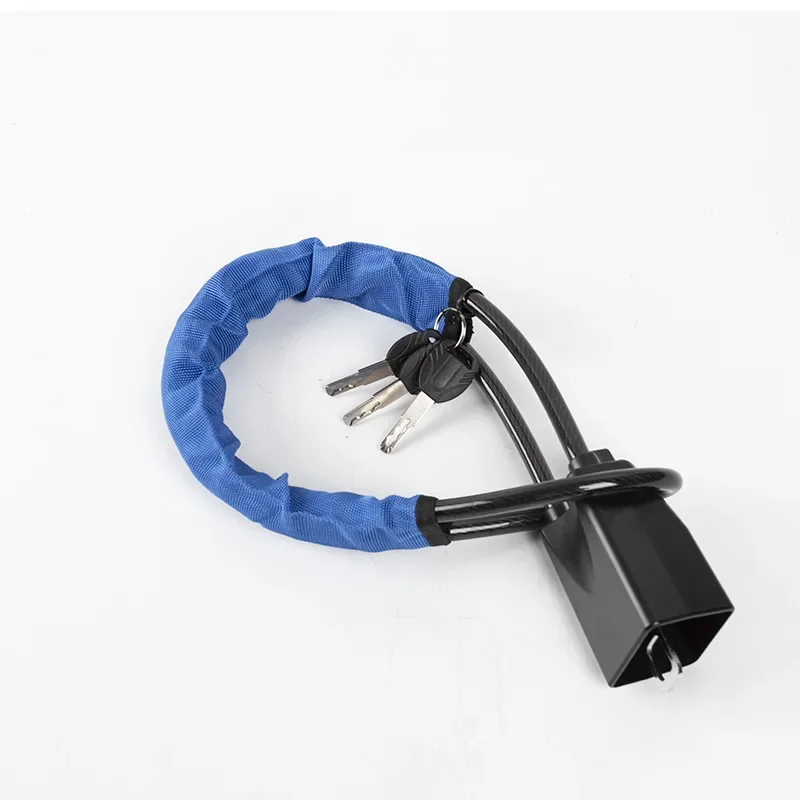 Car Steering Wheel Lock, Bold Cable Handlebar Lock, Car Seat Belt Buckle Lock Universal