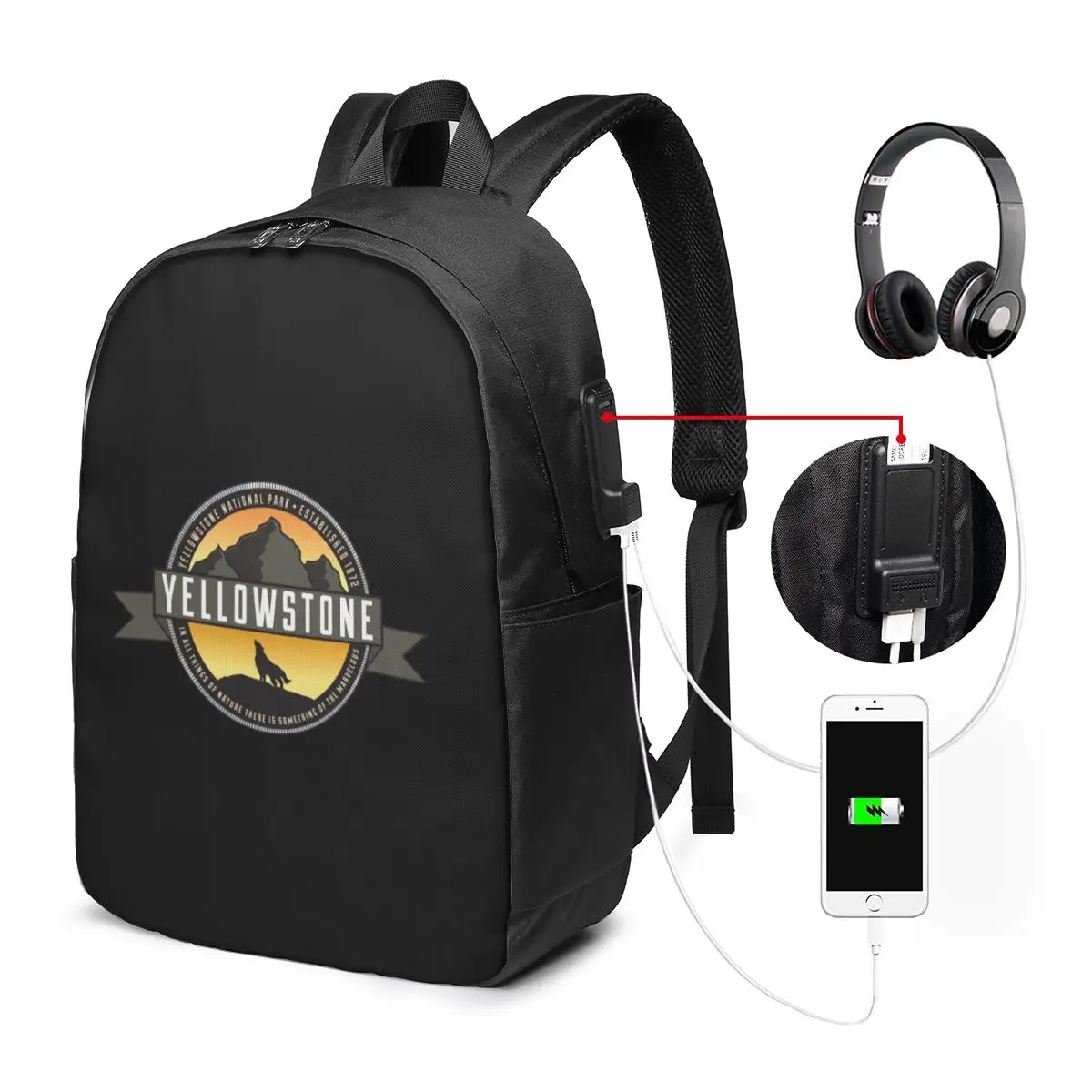 Yellowstone Quick Dry Dutton Ranch Backpack Travel Notebook Bag Computer College Student School Bag Laptop Shoulder Bags