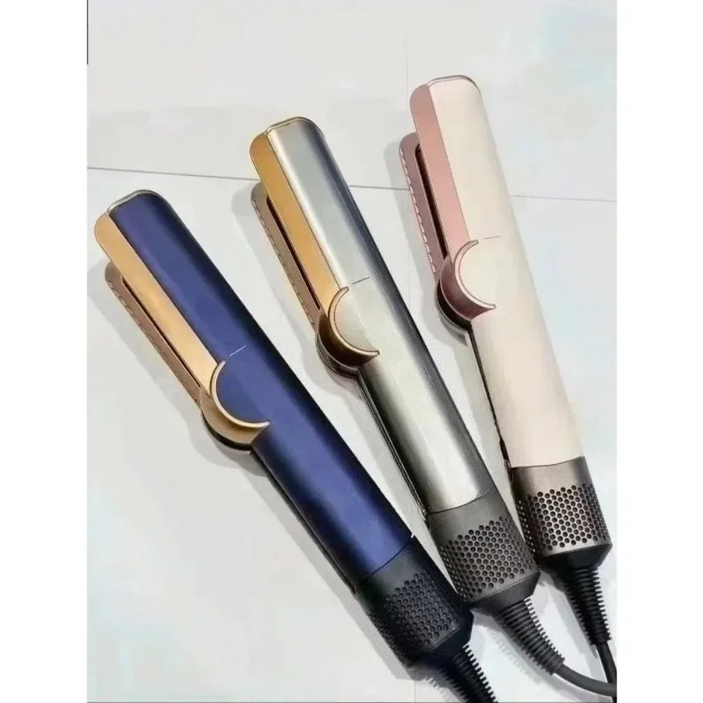 Light Luxury Hair Straightener Negative Ions Dual Use Dry Wet Non Damaging Clip Barber Curling Iron Fluffy Hair barber tools