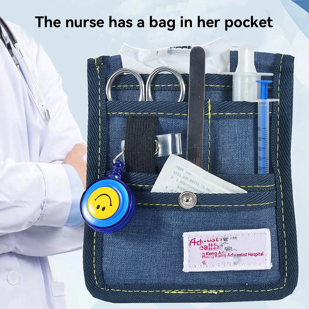 

Nurse Work Bag Medical Professional Multi-pocket Organizer Kit for Nurses Doctors Nurse Pocket Protector for Barber for Students
