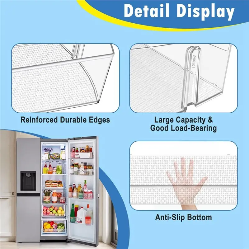 LITE-For LG For Kenmore Refrigerator Replacement Parts MAN64890501 64890501 Door Bin For Model LHSXS2706S Door Basket
