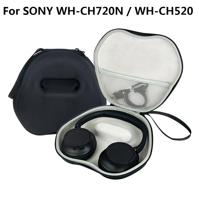 On Ear Headphones Bags with Hand Rope Storage Carrying Hard Bag Anti Scratch Shockproof Accessories for SONY WH CH720N WH CH520