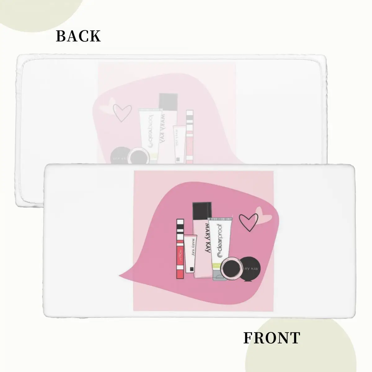 Mary Kay Customized Rectangular Tablecloth Oilproof Table Cover for Dining Events Table Cloth