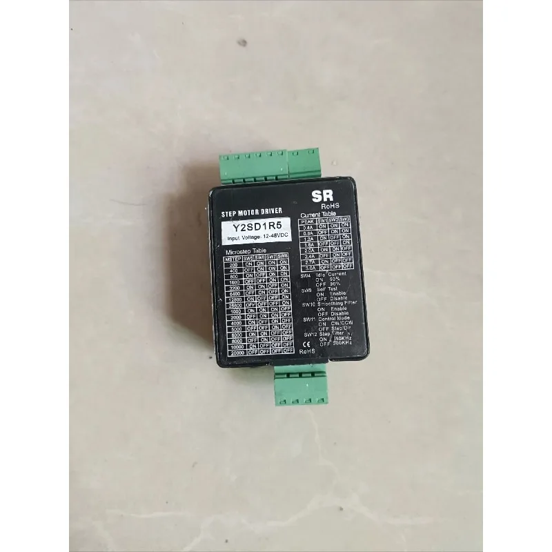 Mini Stepper Motor Driver Y2SD1R5 2-phase 4-wire Slightly Used Fully Functional for YARAK Industrial Control Repair Part