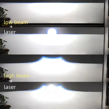 3吋雙雷射霧燈透鏡通用H11 9005 LED頭燈白黃光6000K 3000K雙LED投影霧燈 6 最佳銷售 雙LED雷射 - №2