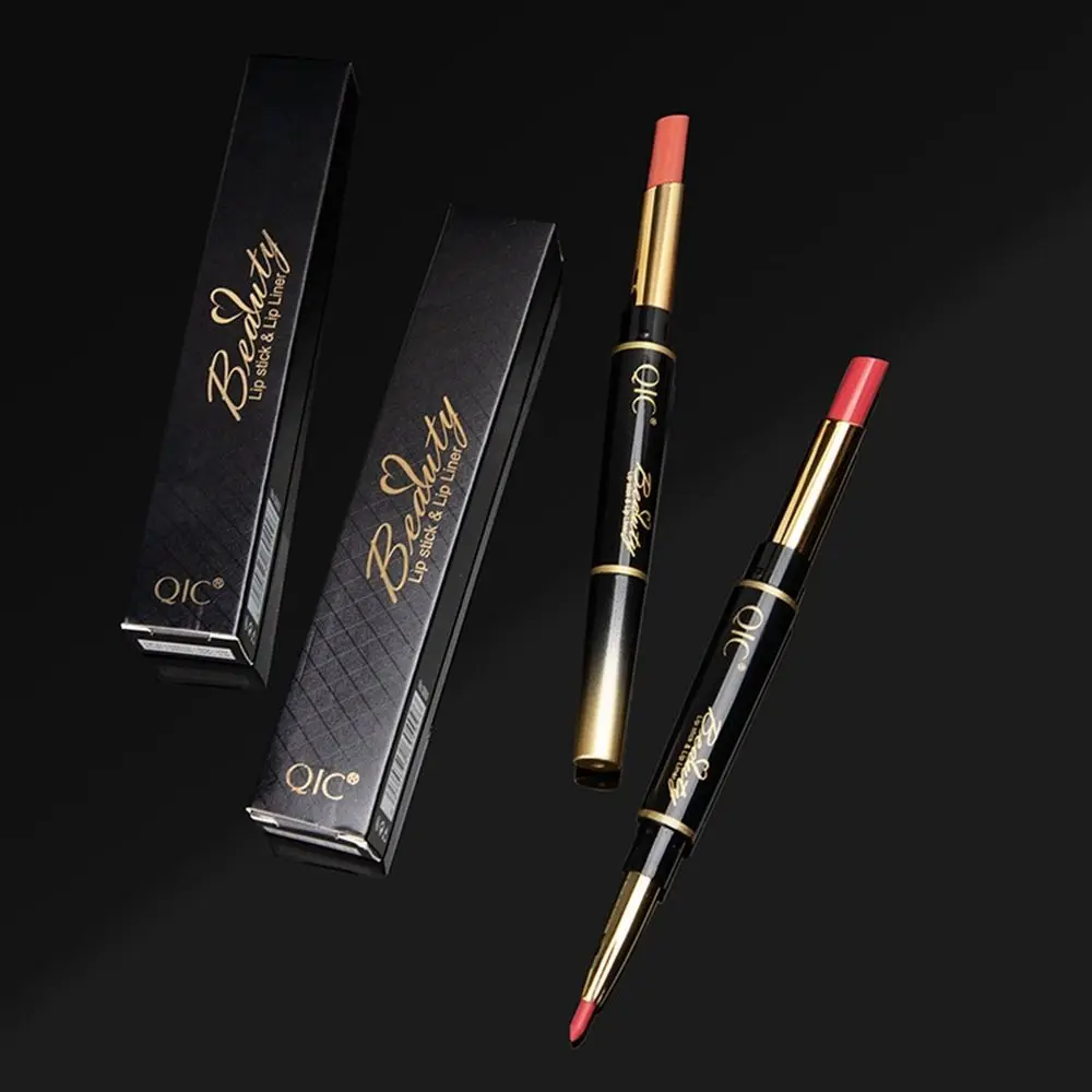 Rouge à lèvres à double extrémité 256, outil de maquillage longue durée, hydratant, ne décolore pas, crayon pour filles