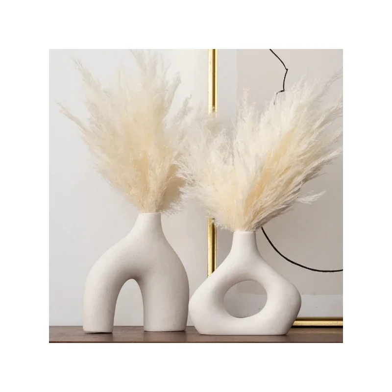 

Simple furniture, ceramic illustrations, decorative creative marble vases