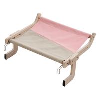 Window Cat Perch Hangable Window Mounted Cat Bed Cordless Cat Hammock Window Seat For Indoor Cats Adjustable Wooden Cat Bed For