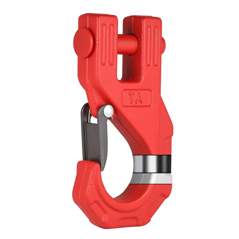 خطاف ونش بسيط 3/8 بوصة عالي التحمل، خطاف ونش ATV، خطاف منزلق بمشبك على شكل حرف U لكابل ونش الحبل الاصطناعي ATV UTV