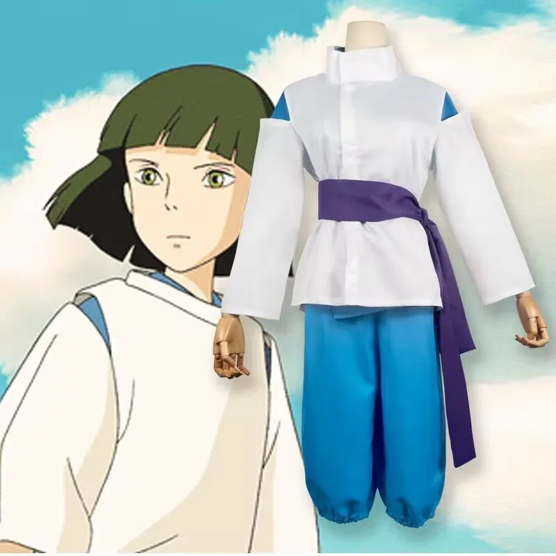 

Anime Spirited Cosplay Suit wig Away Pink Kimono Takino Chihiro Show Kamikakushi Halloween Party Costumes