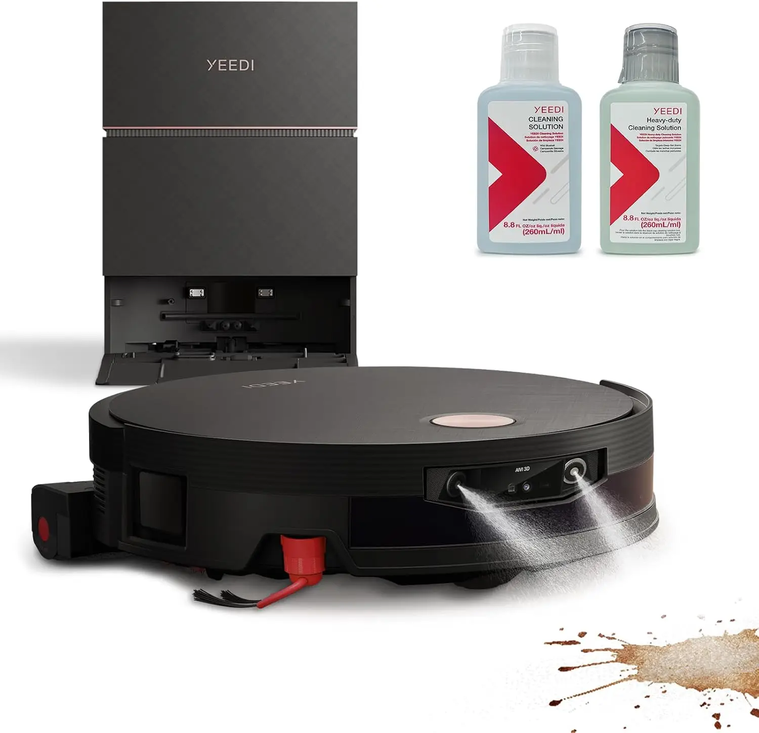 Robot Vacuum with Pre-Spray Cleaning Function, Advanced Robotic Floor Cleaner