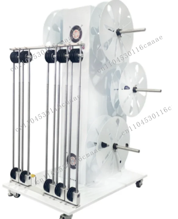 Line laying machine, automatic wire feeder, single-shaft cable spool laying machine, double-shaft cable spool feeder